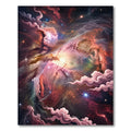 Cosmic Swirl Nebula Starry Night Rug