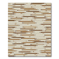 Coffee Tones Minimalist Pencil Sketch Rug