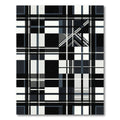 Monochromatic Geometric Lattice Plaid Rug