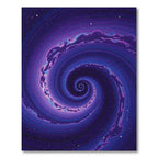 Deep Space Swirling Nebula Rug