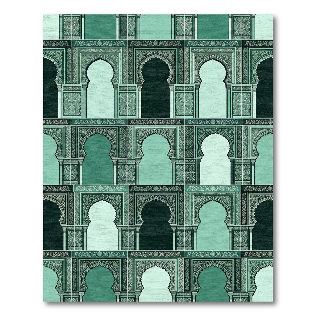 Emerald Arches Lattice Regal Rug