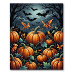 Enchanted Pumpkin Patch and Dragon Folk Rug