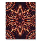 Radiant Fireburst Star Medallion Rug