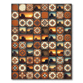 Southwestern Desert Sunset Tile Rug