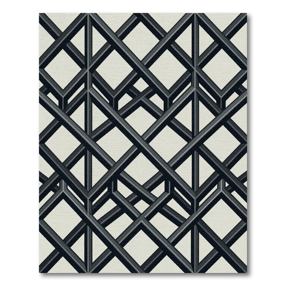 Sophisticated Monochromatic Geometric Intersecting Lattice Rug
