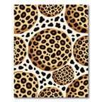 Bold Cream Leopard Spot Sphere Aesthetic Rug