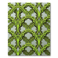 Luminous Lime Gothic Arch Rug