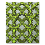 Luminous Lime Gothic Arch Rug