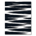 Monochromatic Textured Stripe Arrangement Rug