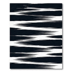 Monochromatic Textured Stripe Arrangement Rug