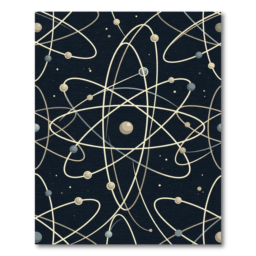 Atomic Orbit Abstract Pattern Rug