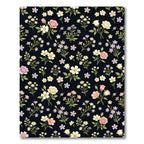 Whimsical Floral Branches Garden Rug