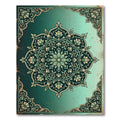Emerald Botanical Floral Bloom Medallion Rug