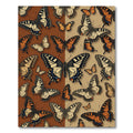 Earthy Butterfly Duo Tone Area Rug