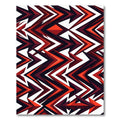 Crimson Sharp Arrow Geometric Rug