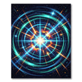 Radiant Cosmic Energy Celestial Swirl Rug