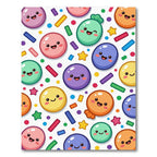 Whimsical Pastel Balloon and Confetti Rug