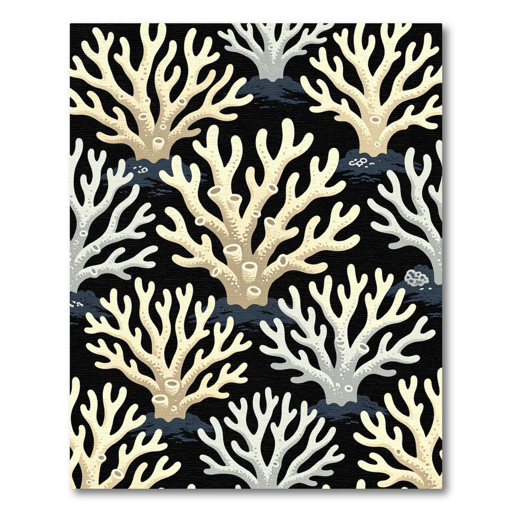 Coastal Coral Branch Cluster Rug