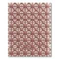 Rose Gold Intersecting Grid Rug