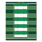 Modern Emerald Green Grid Field Rug