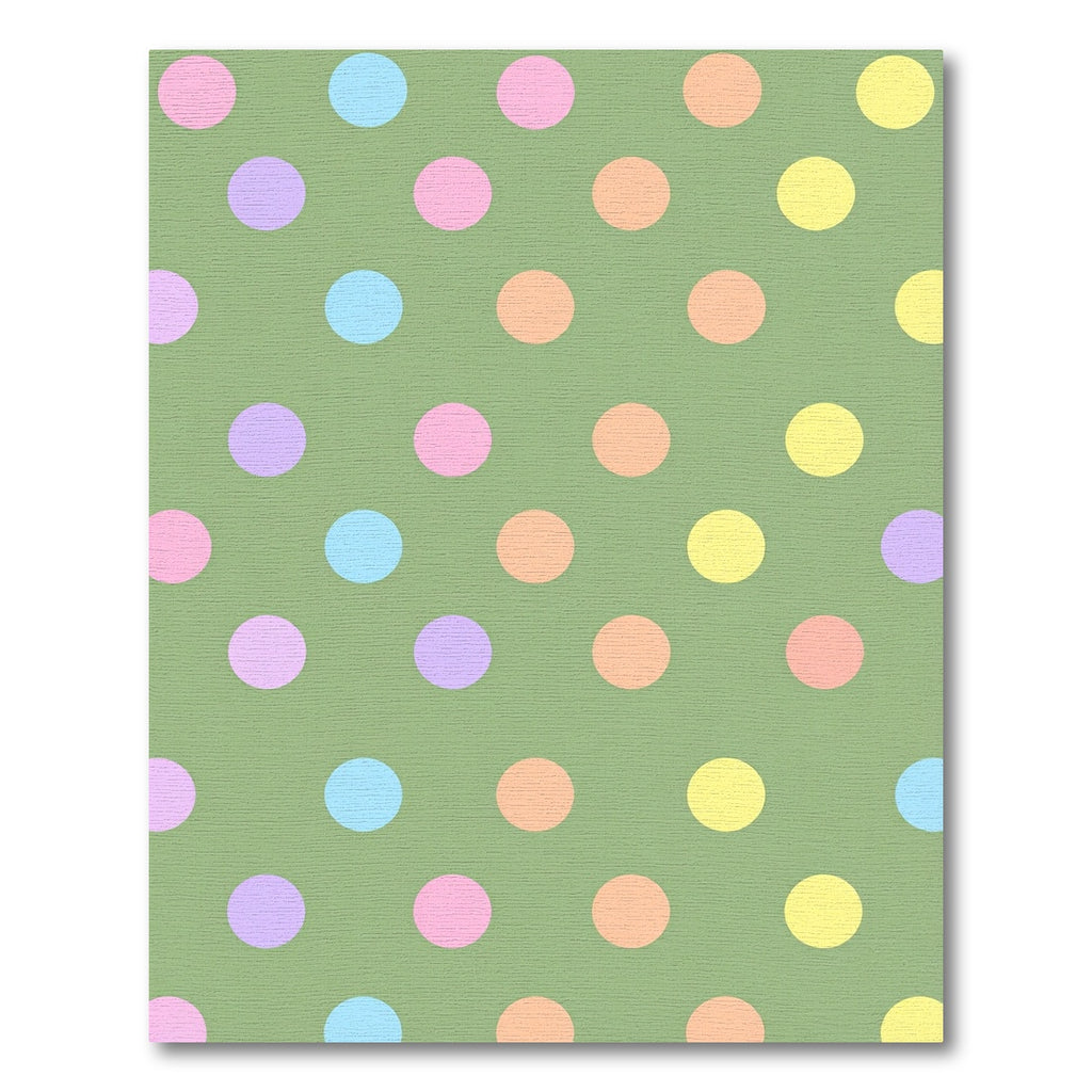 Pastel Polka Dot Pattern Rug