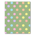 Pastel Polka Dot Pattern Rug