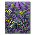 Vibrant Lavender and Wildflower Meadow Rug