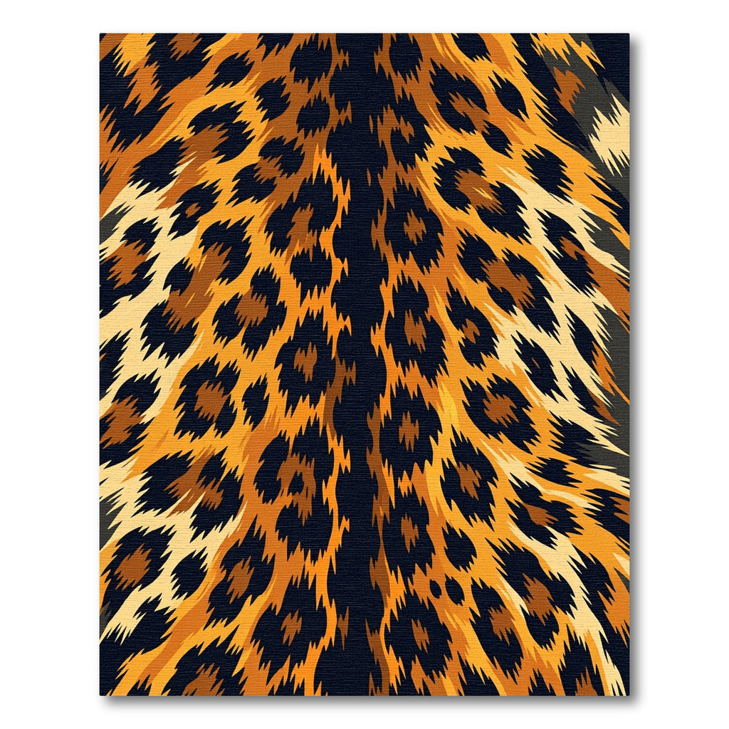 Jaguar Spots Black Orange Fur Abstraction Rug