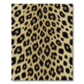 Golden Leopard Spot Animal Skin Rug