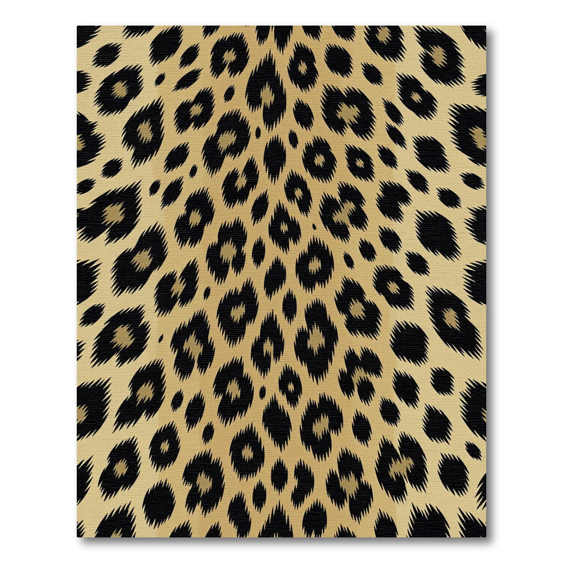 Golden Leopard Spot Animal Skin Rug