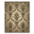 Golden Baroque Acanthus Scroll Rug