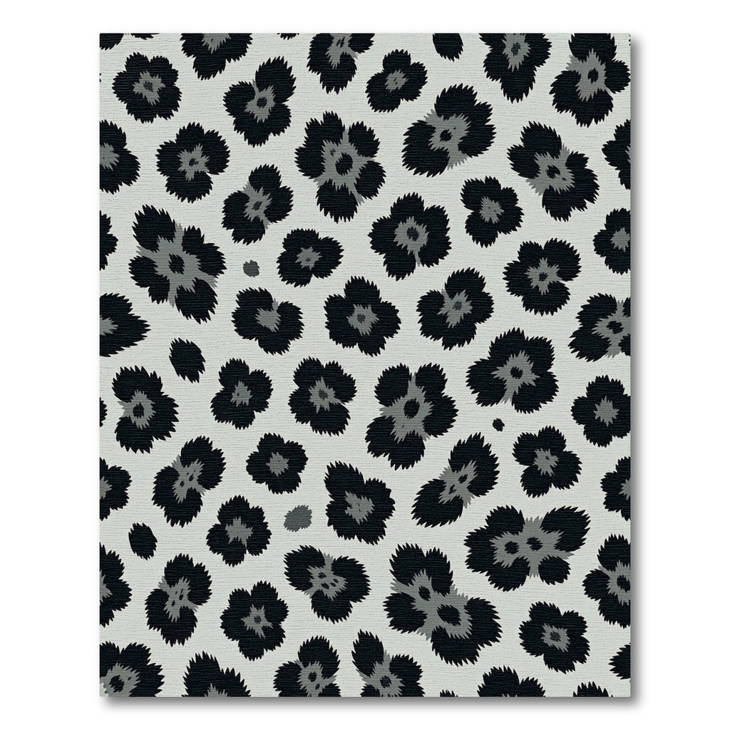 Modern Gray Spotted Animal Hide Rug
