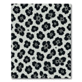 Modern Gray Spotted Animal Hide Rug