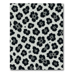 Modern Gray Spotted Animal Hide Rug