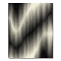 Monochromatic Vertical Linear Abstract Art Rug