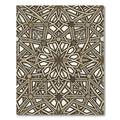 Intricate Geometric Star Medallion Rug