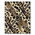 Amber Ocelot Chain Pattern Rug