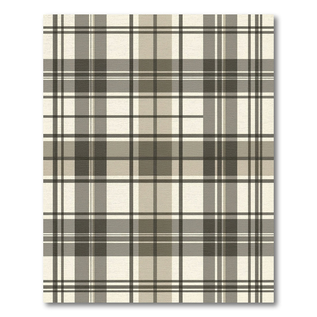 Neutral Tones Plaid Lines Rug