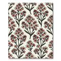 Pink Blossom Branches Cream Background Rug