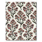 Pink Blossom Branches Cream Background Rug