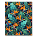 Vibrant Tropical Bird of Paradise Rug