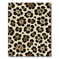 Sophisticated Beige Leopard Flower Rug
