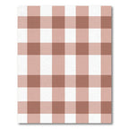 Blush Pink Classic Gingham Check Rug