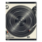 Vibrant Retro Vinyl Record Art Rug