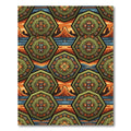 Tonal Aztec Inspired Octagon Landscape Rug