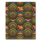 Tonal Aztec Inspired Octagon Landscape Rug