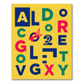 Bold Alphabet Block Composition Rug
