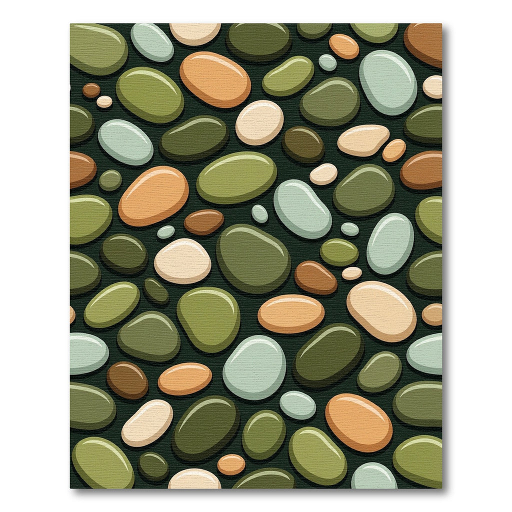 Smooth River Stone Multi Color Rug