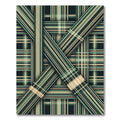 Sage Emerald Plaid Intersecting Lines Rug