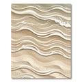 Sandy Beach Wave Flow Rug